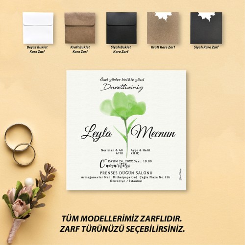 Beren Kare Davetiye 1724 - Yaren Davetiye